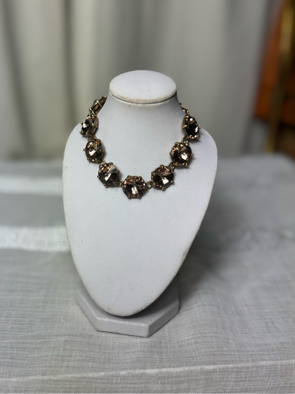 Vintage Stella & Dot gemstone bracelets rose gold pink and gold